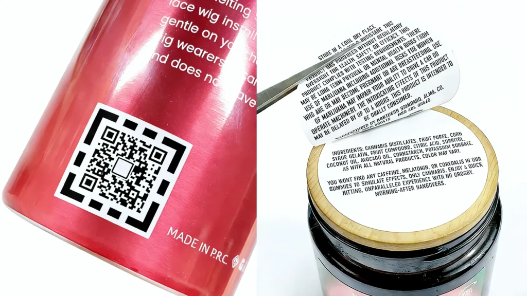 QR Code Cosmetic Labeling and Peel-Off Cosmetic Labels QR Code Cosmetic Labeling and Peel-Off Cosmetic Labels