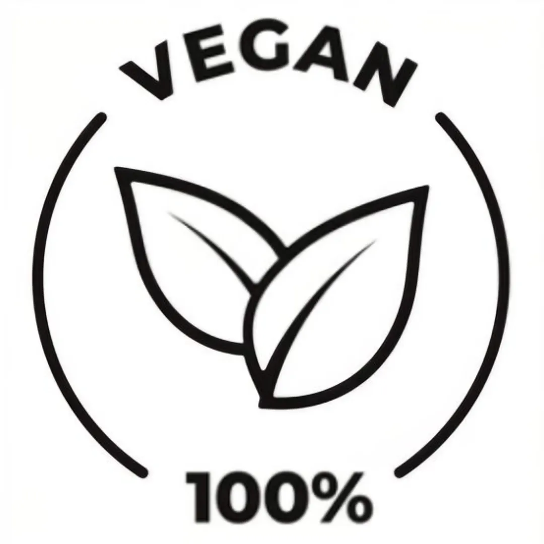 Vegan No Animal-Derived Ingredients