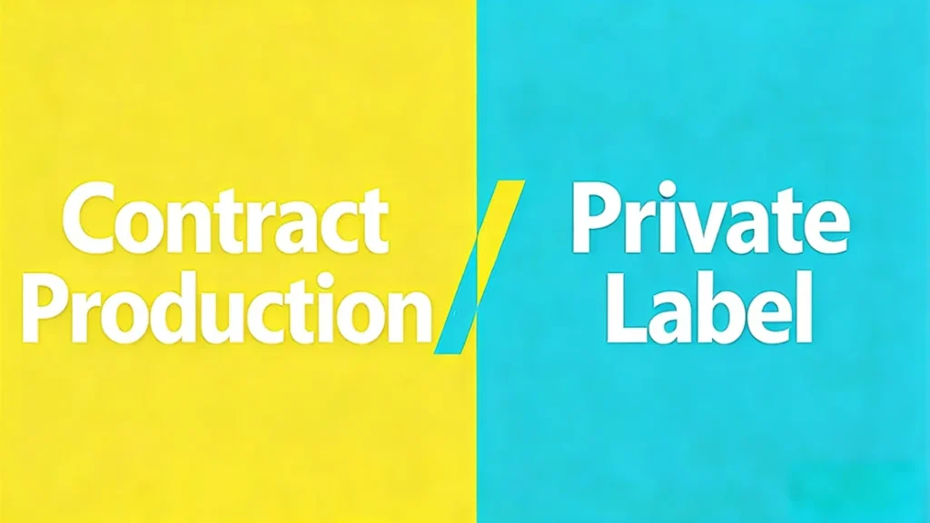 Contract Production or Private Label Contract Production vs Private Label