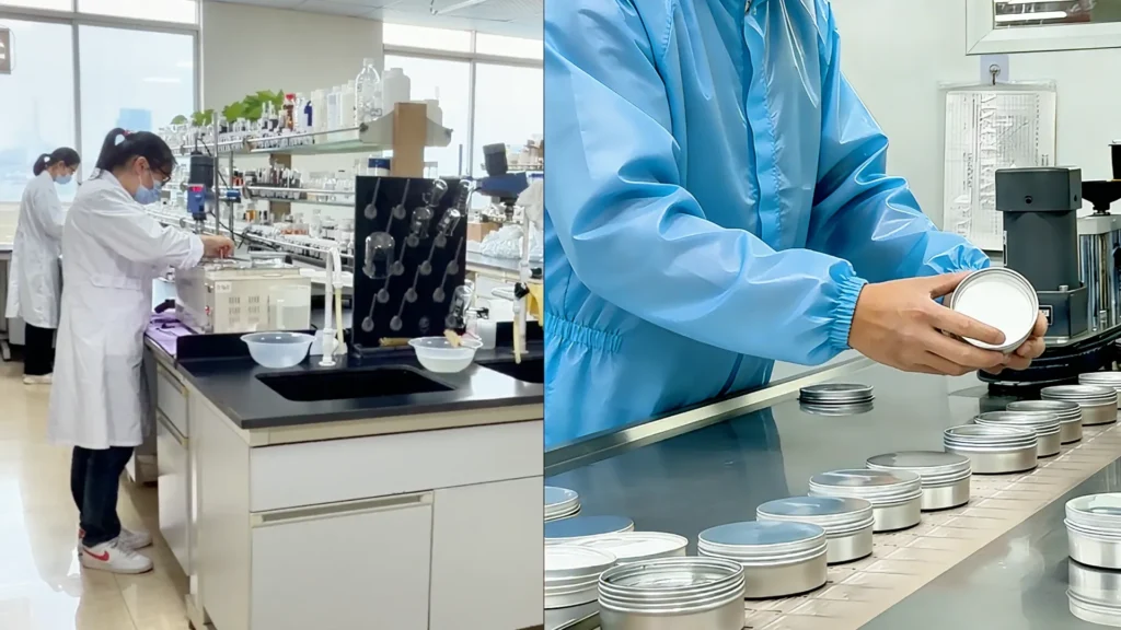 cosmetic development and production