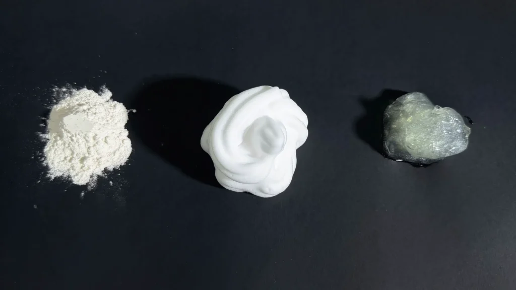 Shaving Powder Textures