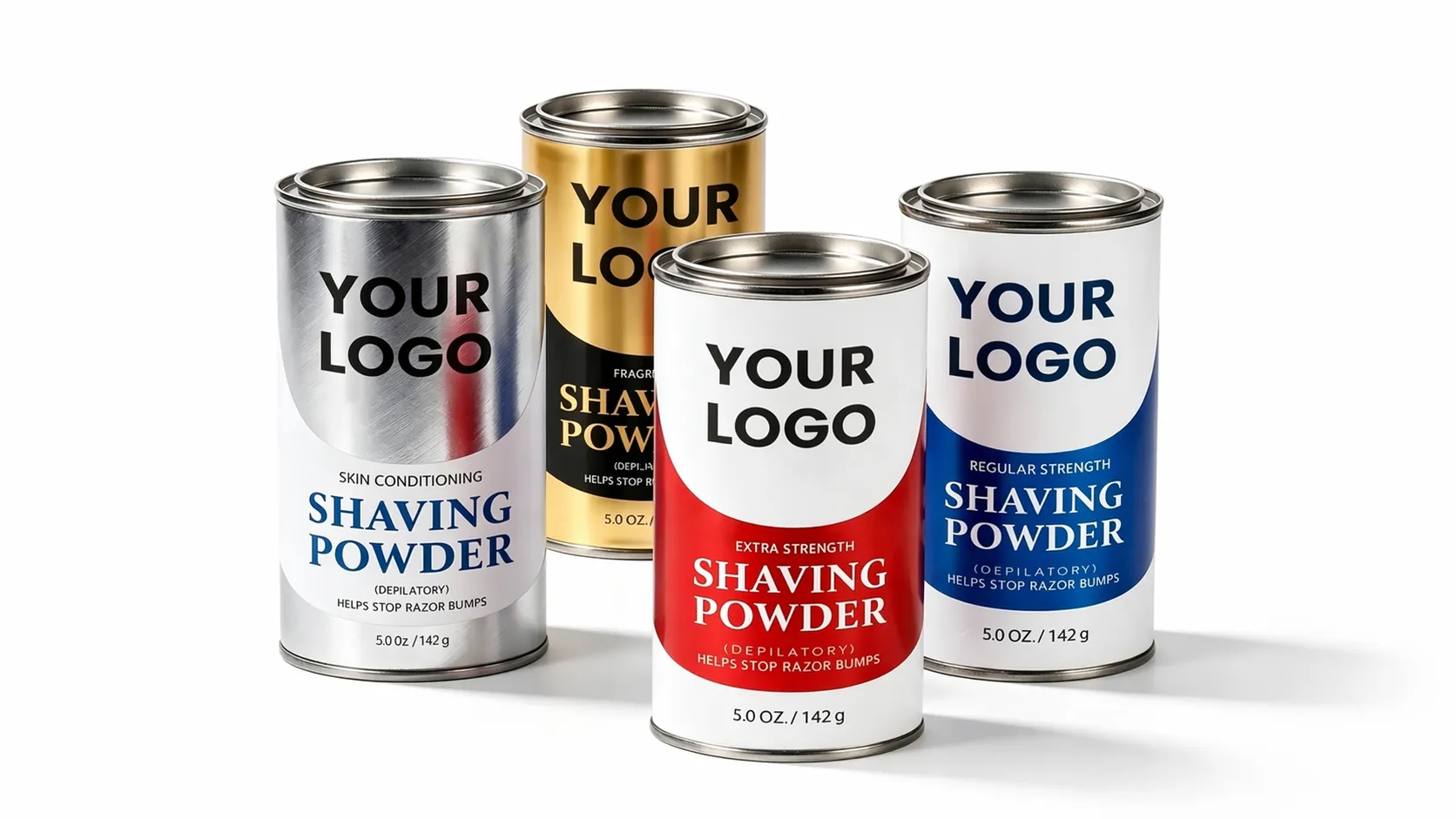 Your Logo Shaving Powder