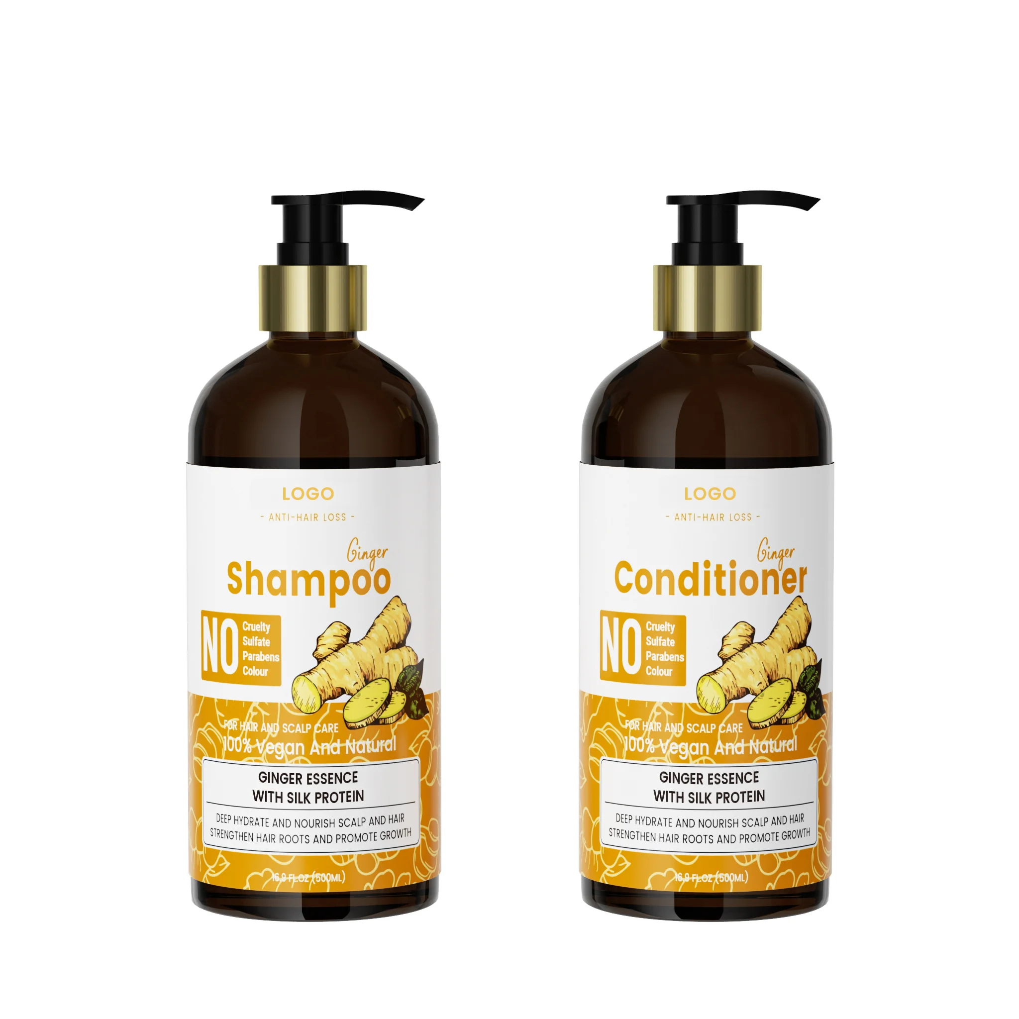 ginger hair shampoo and conditioner